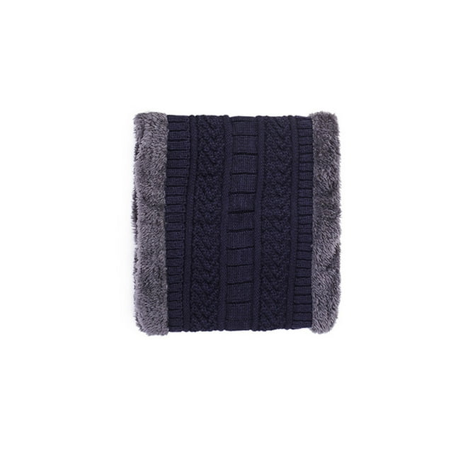 Minnieouse Calentador de cuello engrosado pañuelo para la cabeza bufanda para montar cuellos polaina Kit de disfraz regalos maravillosos Sombreros azul oscuro