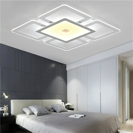 Rectangular Acrylic Modern Led Ceiling Light Living Room Bedroom Square Lighting Home Decor