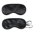 thumbnail image 4 of Soidarity Sleeping Blinders Parches de ojos ligeros acolchados de un solo Cubiertas de sombra de ojos de hotel de viaje portátiles, 10 Tratamientos faciales negro y 1 piezas, 4 of 6