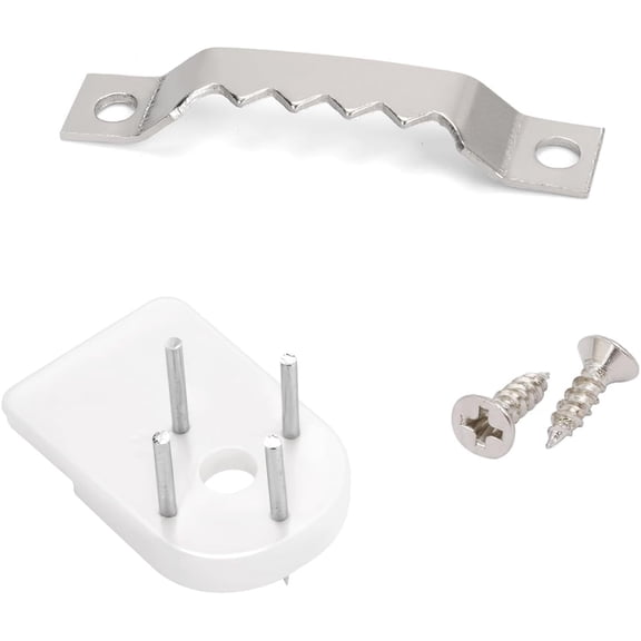 20 Kits Picture Frame Hangers Kits, Sawtooth Picture Hangers and Invisible Nail Hs for Stucco, Brick, Drywall and Wooden Wall (Silver)