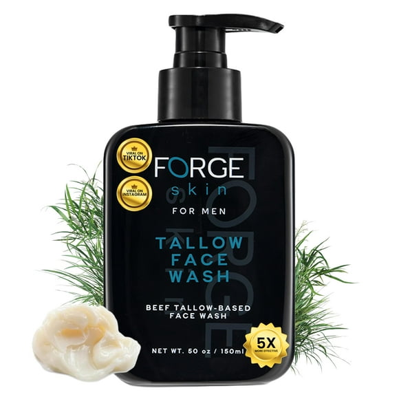 Limpiador facial Forge Skin, jabón facial rejuvenecedor de sebo de res