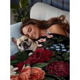 thumbnail image 4 of Twin XL Flat Sheet Only Pastoral Colorful Flower Leaf Soft Microfiber Cooling Bedding Sheets Country Blossom Floral Bird Flat Bed Sheet for Hotel,Home Decor, 4 of 9