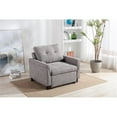 thumbnail image 2 of Lilola Home Woven Convertible Living Armchair, Gray, 2 of 10