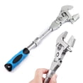 thumbnail image 4 of Hearth & Gear 10 Inch Function 5 In 1 Adjustable Foldable With Swing Head For Plumbing HVAC And DIY Projects 2 in One Faucet Kitchen Water Faucet Kitchen Faucet Nozzle Replacement Universal for, 4 of 7