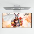 thumbnail image 4 of Hello Fall Sphynx Scarf Welcome Autumn with Leaves Pumpkins Desk Mat Full Keyboard Mouse Pad Cat Lover Kitten Owner Gifts Idea Large Mousepad - 00011, 4 of 5