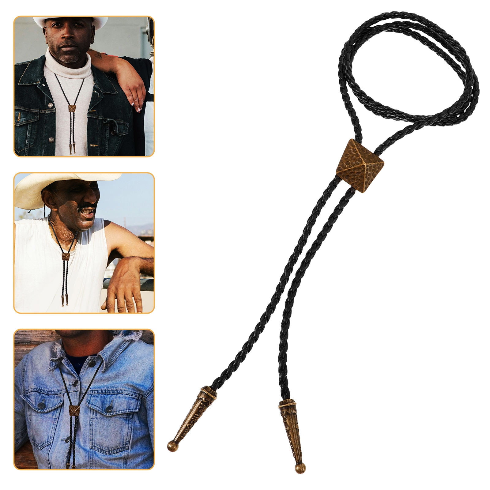 Claire's Mixed Metal and Plastic Choker Necklaces - Black, 5 Pack