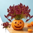 thumbnail image 5 of Gqtwoy Artificial Fall Silk Flowers Bouquet, Realistic Fake Floral Stems, Faux Fall Blooms for Vase Fillers, Halloween Thanksgiving Decor, Mixed Stems for Home Decoration, 5 of 6