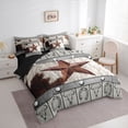 thumbnail image 2 of Feelyou Texas Stars Bedding Comforter Set 7pcs, Southwestern King Bedding Sets, 2 of 7