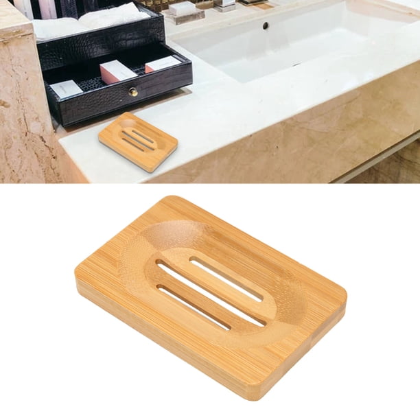 Soporte de Jabón, Platón de Jabón Elegante Elegante Auto Drenaje para Baño Natal del Hotel