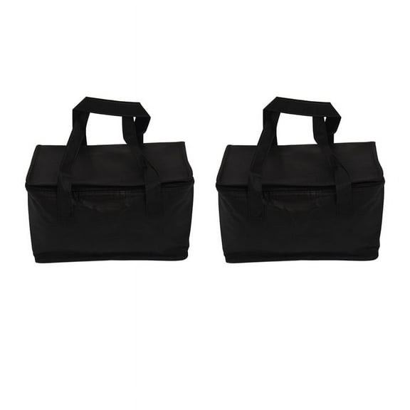 4 Pack Insulated Grocery Bag Heavy Duty Foldable Shopping Storage Zipper Tote for Hot and Cold Reusable Catering