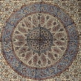 thumbnail image 5 of Homestead Block Print Tablecloth 60x90 for Rectangle Tables Blue Red Cotton Kalamkari Paisley Floral Kitchen Table Linen, 5 of 6