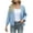 Bleu Clair-chandail, variante sur Qetyuw Cardigan en Tricot pour Femmes, Crochet, Manches Longues, Manteau Décontracté, Couleur Unie, Tricoté, Coupe Ample, Veste Cardigan