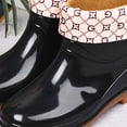 thumbnail image 5 of Botas de Lluvia para Mujer Con Bota de Lluvia Corta de Plásstico de Pvc, Radian de los Pies Redondos, La suela Anti -Patón para Jardinería, Bricolaje, Trabajo, Trabajo, 5 of 5