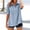 Sky Blue 1, variant on Tweang Button Down Shirts for Women Button Down Dress Shirts Gauze Blouses for Women Cotton Linen Tunic Cotton Linen Button Down Shirts Cotton Gauze Tops Collared Roll Up Long Sleeve Beige L