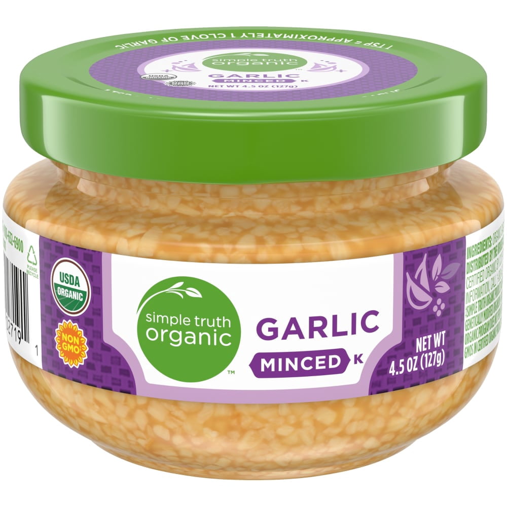 Simple Truth Minced Garlic 4.5 oz - 5 Pack