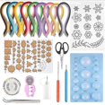 thumbnail image 1 of Paper Quilling Kits 45 Colors 900 Strips Quilling Art Paper Diy Craft With Tools For Gift And Diy H, 1 of 5