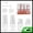 White, Clear, variant on Unique Bargains Leakproof Travel Container Set with Transparent Zipper Pouch White 8Pcs