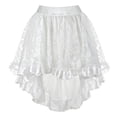 thumbnail image 5 of Grebrafan Renaissance Corsets Bustiers with Steampunk Skirt Women L White, 5 of 5