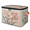 Multicolor 2, variant on ADECORIVY Pink Dragonfly Flower Storage Bin with Zipper Lid, Fabric Storage Baskets Boxes with Handles, Decorative Clothes Organizer Containers for Shelves, Wardrobe, Closet
