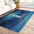 thumbnail image 1 of Lighthouse Rugs 4x6-5x7 Rug - Lighthouse Rug - Nautical Area Rug - Coastal Rugs - Starry Sky Carpet, 1 of 7
