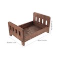 thumbnail image 4 of Pungan Photography Bed Solid Wood Bed Photography Bed Prop For Baby Infant Newborn Photo Prop Bed,16.54"X11.22"X8.46", 4 of 11