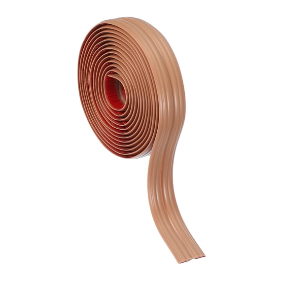 Wall Corner Protector 0.8 in x 3.3 Ft, Self Adhesive Wall Corner Guard Edge Protector for Ceiling Countertop, Brown