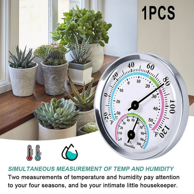 Stainless Steel Thermometer Hygrometer for Sauna Room Temperature