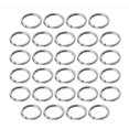 thumbnail image 1 of 60 Pcs Round Mini Stainless Steel Key Rings Open Jump Rings, with Double Loops Split Key Rings Connectors, Small Round Key Ring Parts for Jewelry Necklaces Bracelets Earrings Crafts Ornaments(20mm), 1 of 1