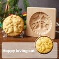 thumbnail image 3 of CSChome Moule à Biscuits en Bois Ensemble de Moules à Biscuits 3D Outils de Cuisson de Qualité Alimentaire, 3 of 7