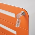thumbnail image 4 of Tcbosik File Cabinet with Lock and Wheels, Metal Filing Cabinet with 3 Drawers for Legal/Letter/A4 Size, Fully Assembled Except Wheels, Orange, 4 of 7