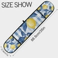 thumbnail image 3 of Yayeee Double Oven Mitt Kitchen Heat Resistant Baking 35" x7" Quilted Glove, Light Blue Lemon, 3 of 6