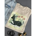thumbnail image 3 of Floral Forester Ii T-Shirt Women -Grace Popp Designs, Female Small, 3 of 4