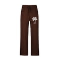 thumbnail image 4 of Puntoco Pantalones casuales largos para hombre, pantalones casuales con estampado de moda para hombre, cintura elástica con bolsillos, pantalones deportivos, 4 of 4