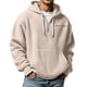 thumbnail image 5 of MHFRRA Sudadera con Capucha, Suave, Cómoda, para Uso Informal Al Aire Libre, Ligera, Deportiva, con Cremallera Beige, 5 of 8