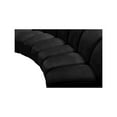 thumbnail image 5 of Meridian Furniture Infinity Black Velvet 5pc. Modular Sectional, 5 of 12