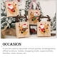 thumbnail image 2 of Billuyoard Bolsas de regalo de árbol de Navidad exquisitas de bolsillo de Papá Noel, bolsa de dulces portátil, adornos navideños con asa, gran Kits de decoración para fiestas Muñeco de nieve, 2 of 6
