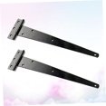 thumbnail image 3 of UPGRATOR 2Pack Triangle Hinges Black Iron for Gates and Furniture Applications, 3 of 8