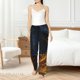 thumbnail image 4 of Balery Glowing Snake Dark Forest Pantalones de pijama para mujer, pijamas ultraligeros, pantalones de estar por casa-Small, 4 of 6