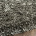 thumbnail image 3 of Safavieh Paris Shag Collection SG511 Handmade Silken Glam 2.5-inch Thick Area Rug, 9' x 9' Round, Silver, 3 of 4