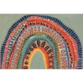 thumbnail image 3 of Moore, Regina 18x13 Black Modern Framed Museum Art Print Titled - Boho Rainbow III, 3 of 5