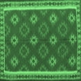 thumbnail image 1 of Ahgly Company Indoor Square Oriental Emerald Green Traditional Area Rugs, 7' Square, 1 of 4