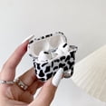 thumbnail image 3 of for AirPods Pro Generation Case Cover, Elegant Brown Leopard Cow Rainbow Soft Silicone Protector with Keychain Compatible with AirPod Pro Thin Charging Case -Leopard, 3 of 7