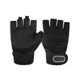 thumbnail image 2 of Guantes unisex antideslizantes y transpirables de medio dedo para gimnasio, para hombre y mujer, para ciclismo, deportes al aire libre, levantamiento de pesas, almohadillas de silicona antideslizantes, 2 of 7