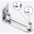 thumbnail image 4 of Guía de suelo, puerta corrediza, guía de pared para puerta Guía de rodamientos de bolas con guía de plata, 4 of 5