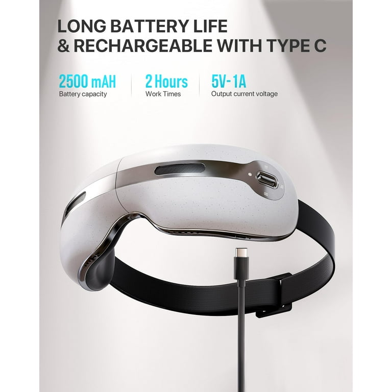 ALLJOY Eye Massager with Heat & Cooling,Air Compression,and
