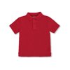 Nautica Big Boys' S/S Pique Polo (Sizes 8 - 20) - red, 10-12