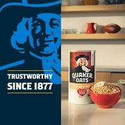 (12 pack) (12 pack) Quaker Oats Old Fashioned 100% Whole Grain Oatmeal, 18 oz Canister