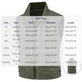thumbnail image 4 of Zysthvn Zip up Casual Vest for Men Winter Fleece Jacket Men with Pockets Sleeveless Stand Collar Solid Outerwear, 4 of 6