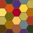 thumbnail image 2 of Grayscale 26x26 Black Ornate Wood Framed with Double Matting Museum Art Print Titled - Bright Hive IV, 2 of 4