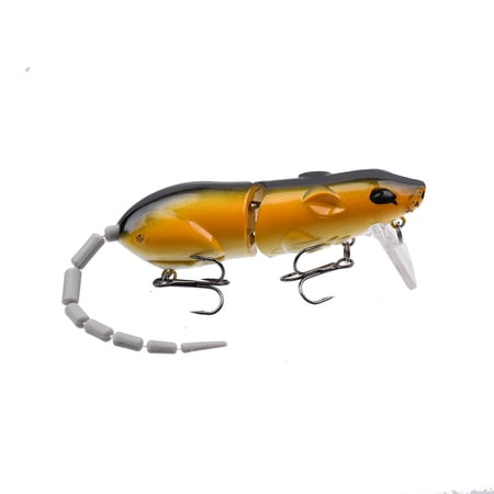 15.5CM Mouse Lure Artificial Plastic Mouse Fishing Lure Swimbait Rat Pike Bass Minnow Floatingbaits Fishing Tackle Accessories